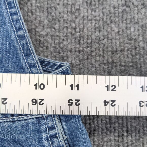 Lakin McKey Toddler Denim Bib Overalls Blue 18M Buckle Carpenter Pocket Cotton - Picture 11 of 12